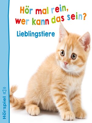 cover image of Lieblingstiere